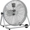 vidaXL Trommelventilator met wiel Zilver 73 x 42 x 70 cm Aluminium