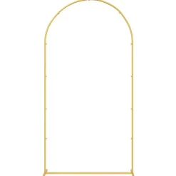 vidaXL Trouwrand Goud 100 x 39 x 200 cm Staal