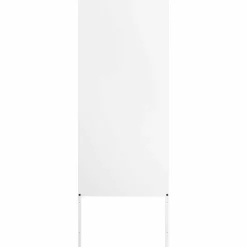 vidaXL Tuin Privacy Screen Fretwerk Wit 50 x 140 cm Koudgewalst staal