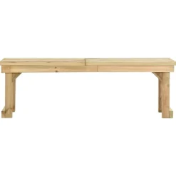 vidaXL Tuinbank 140 cm geïmpregneerd grenenhout
