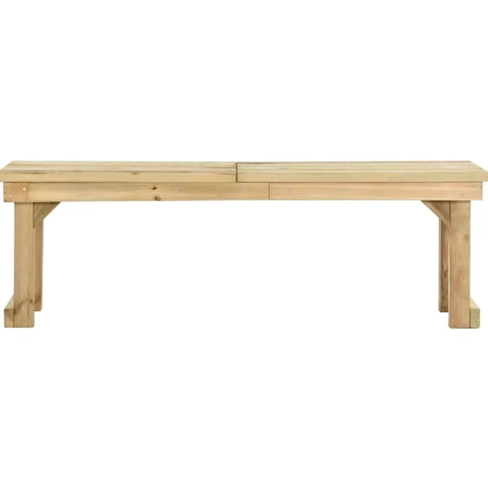 vidaXL Tuinbank 140 cm geïmpregneerd grenenhout