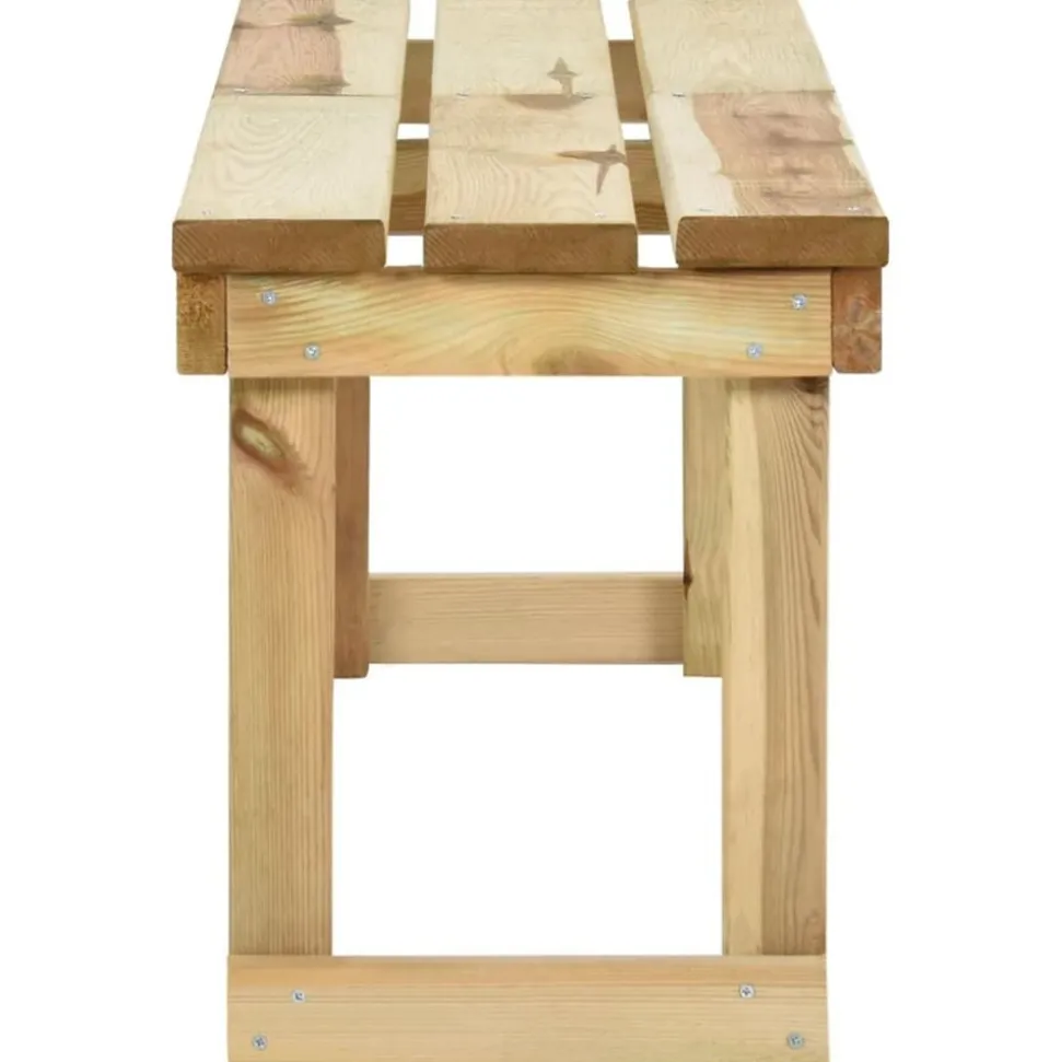 vidaXL Tuinbank 140 cm geïmpregneerd grenenhout