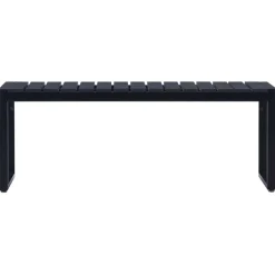 vidaXL Tuinbank 120,5 cm PS-plaat zwart