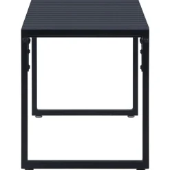 vidaXL Tuinbank 120,5 cm PS-plaat zwart