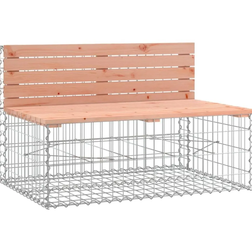 vidaXL Tuinbank schanskorfontwerp 103x70x65 cm massief douglashout