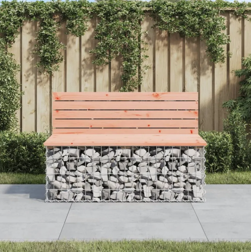 vidaXL Tuinbank schanskorfontwerp 103x70x65 cm massief douglashout