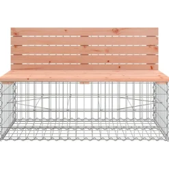 vidaXL Tuinbank schanskorfontwerp 103x70x65 cm massief douglashout
