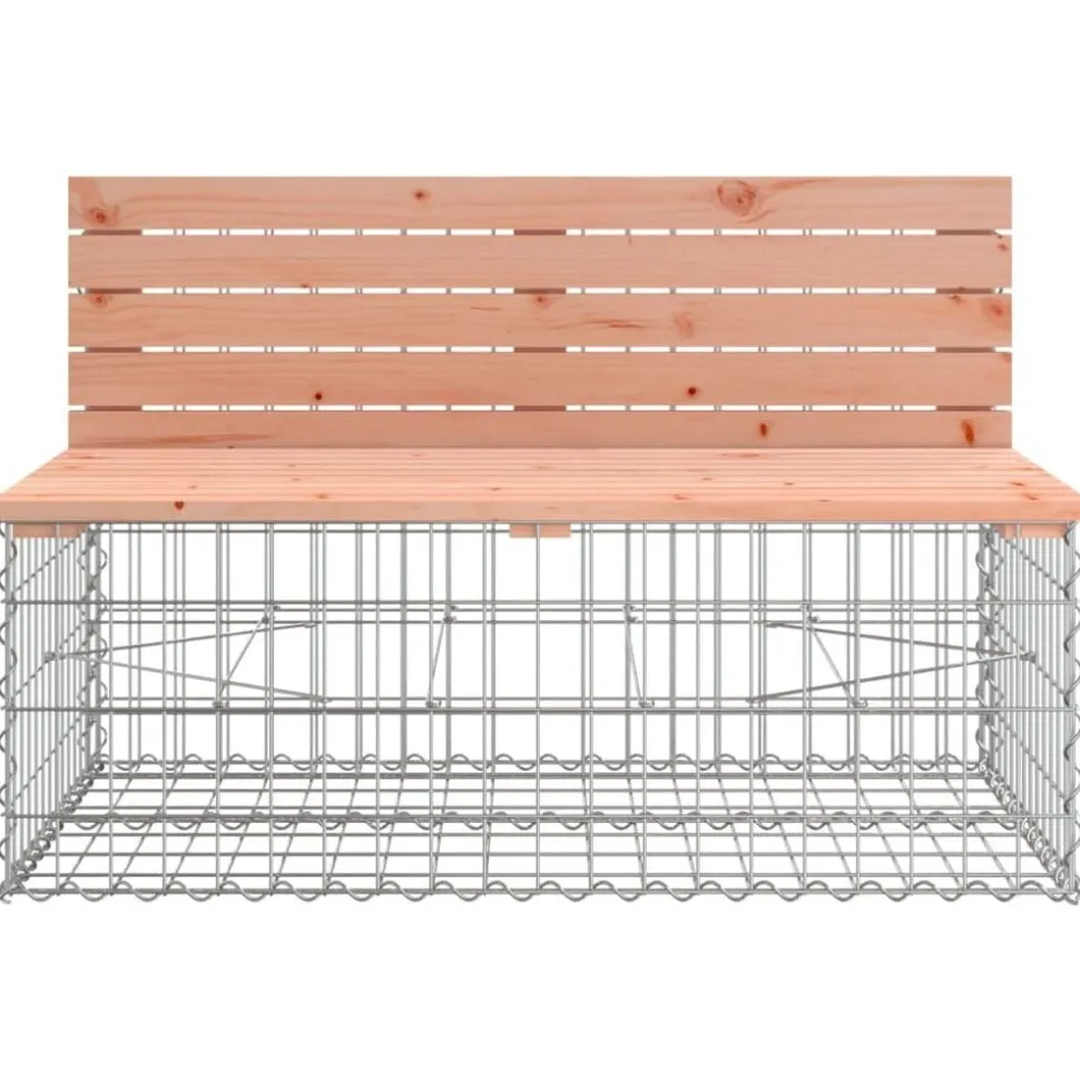 vidaXL Tuinbank schanskorfontwerp 103x70x65 cm massief douglashout