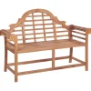 vidaXL Tuinbank 127x58,5x92,5 cm massief teakhout