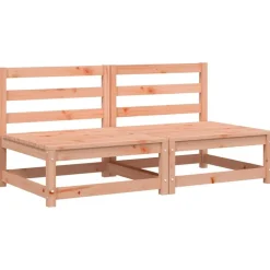 vidaXL Tuinbank zonder armleuningen 2 st 70x70x67 cm douglashout
