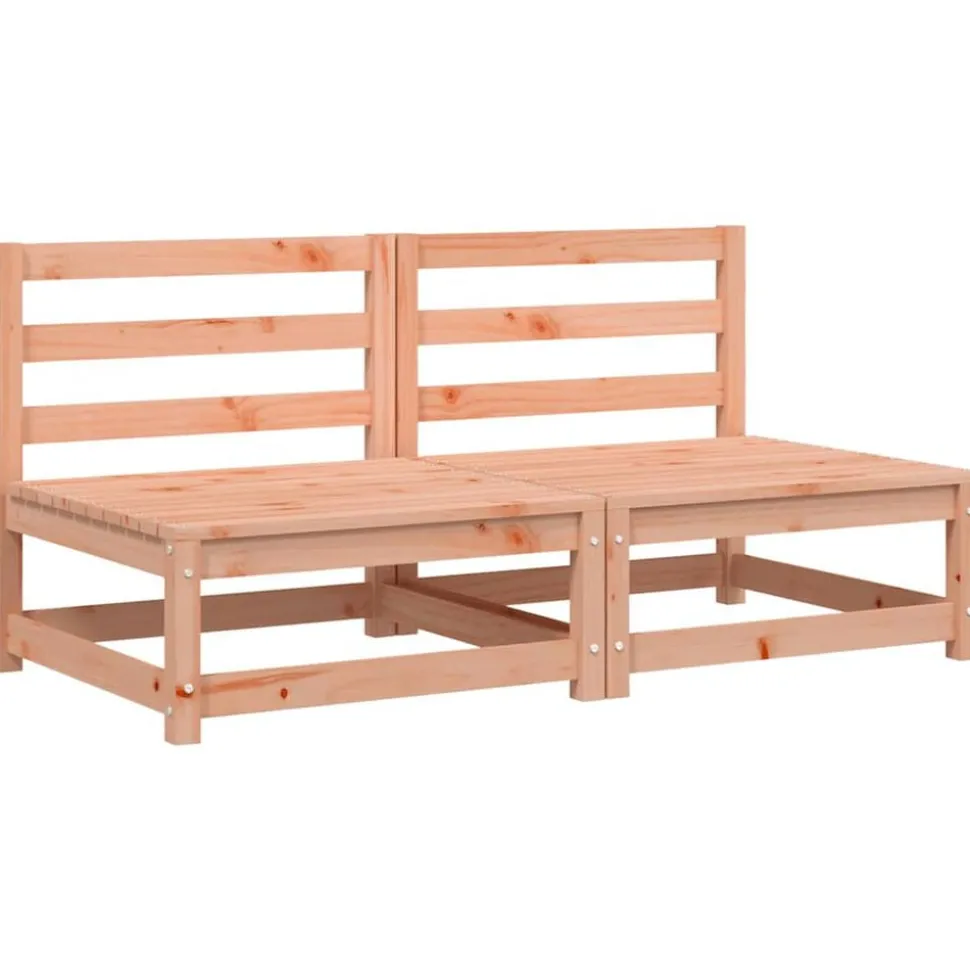 vidaXL Tuinbank zonder armleuningen 2 st 70x70x67 cm douglashout