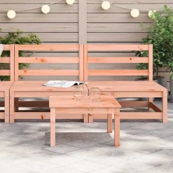 vidaXL Tuinbank zonder armleuningen 2 st 70x70x67 cm douglashout