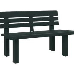 vidaXL Tuinbankje 110x52x71 cm polypropeen groen