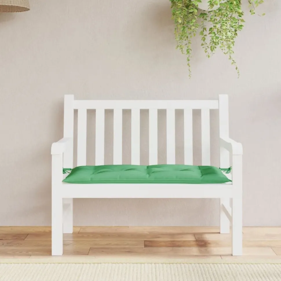 vidaXL Tuinbankkussen 100x50x7 cm oxford stof groen