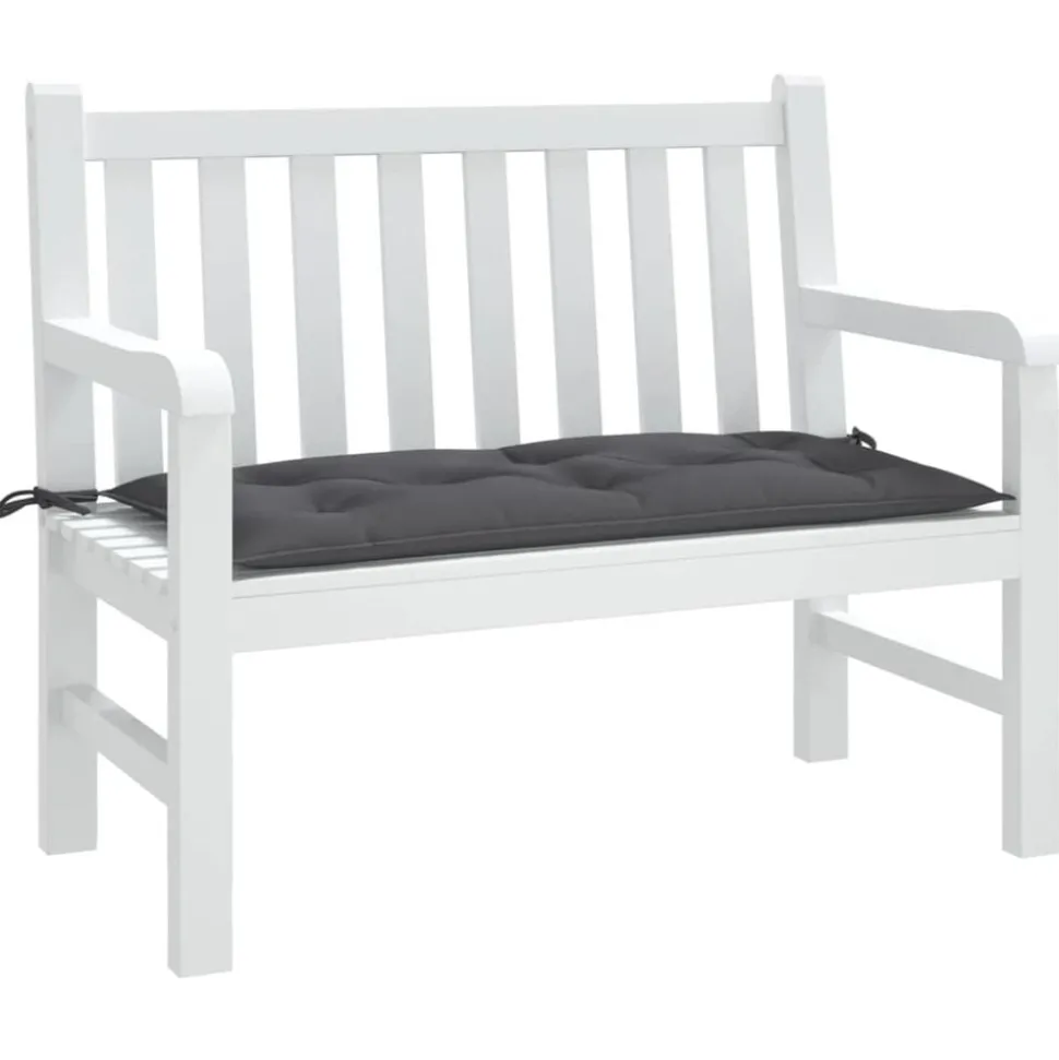 vidaXL Tuinbankkussen 100x50x7 cm oxford stof antracietkleurig