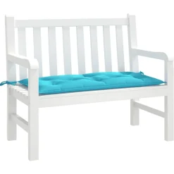 vidaXL Tuinbankkussen 100x50x7 cm oxford stof turquoise