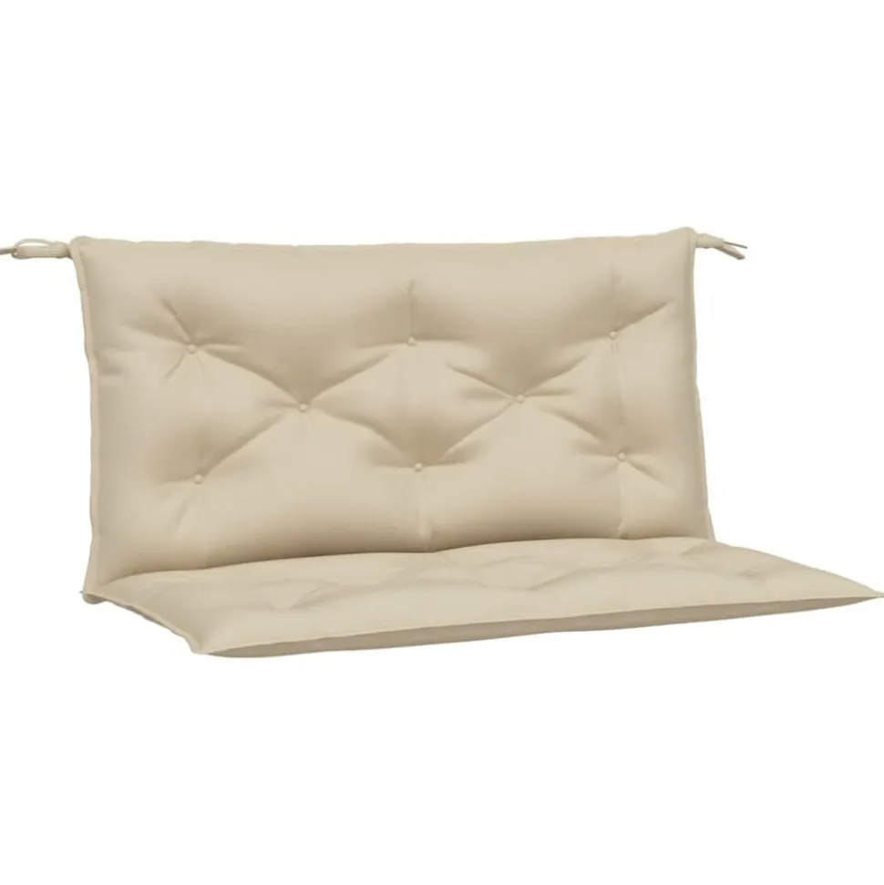 vidaXL Tuinbankkussens 2 st 100x50x7 cm oxford stof beige