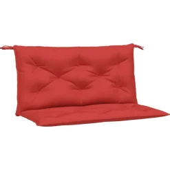 vidaXL Tuinbankkussens 2 st 100x50x7 cm oxford stof rood