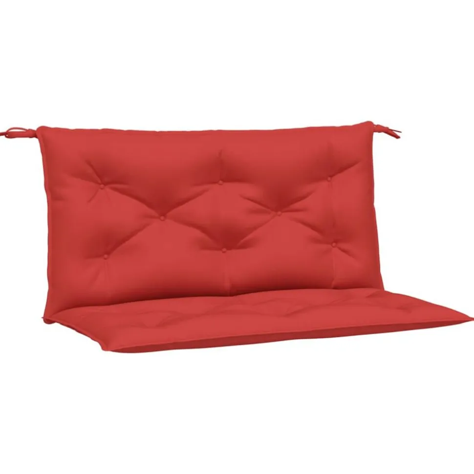vidaXL Tuinbankkussens 2 st 100x50x7 cm oxford stof rood