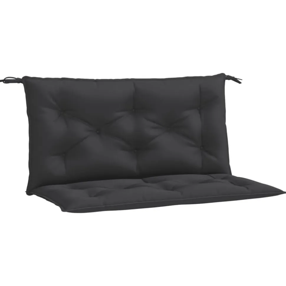 vidaXL Tuinbankkussens 2 st 100x50x7 cm oxford stof zwart