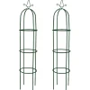 vidaXL Tuinboogtorens 2 st