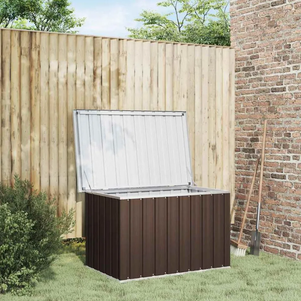 vidaXL Tuinbox Bruin 109x67x65 cm