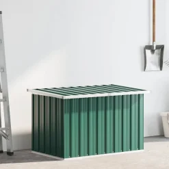 vidaXL Tuinbox Groen 109x67x65 cm