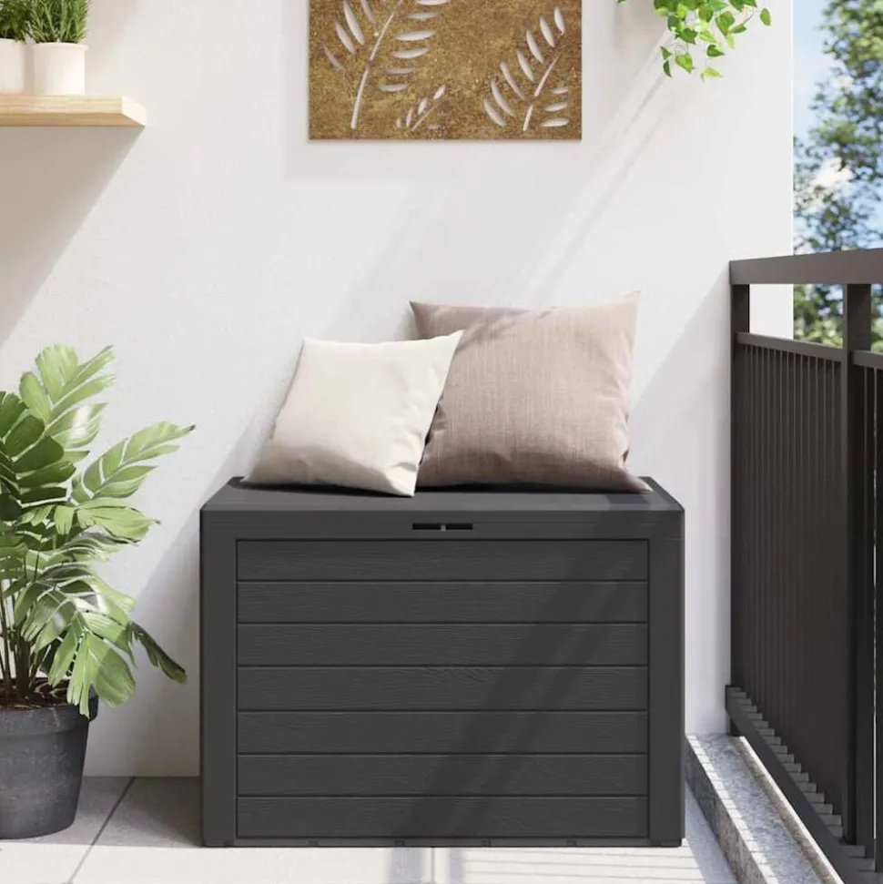 vidaXL Tuinbox 78x44x55 cm antraciet