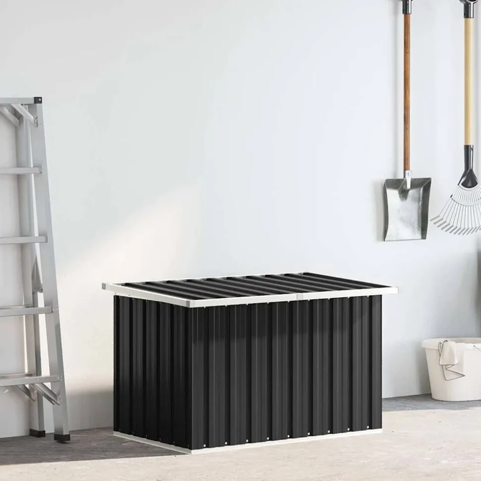 vidaXL Tuinbox 109x67x65 cm antraciet