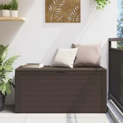 vidaXL Tuinbox 116x44x55 cm bruin