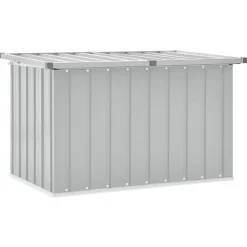 vidaXL Tuinbox 109x67x65 cm grijs