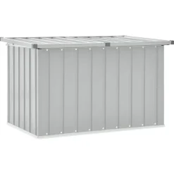 vidaXL Tuinbox 109x67x65 cm grijs