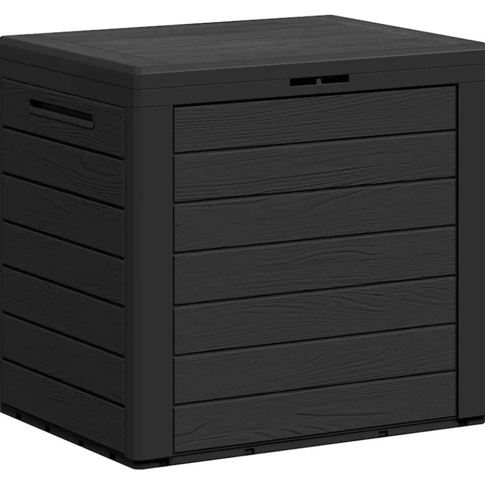 vidaXL Tuinbox 58,5x46x55 cm polypropeen antracietkleurig