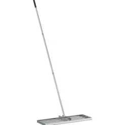 vidaXL Tuinhark Zilver 75 x 25 x 200 cm Roestvrij staal