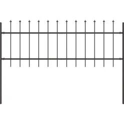 vidaXL Tuinhek 2 pcs Grijs 3,4 x 0,6 m Poedercoating staal