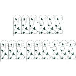 vidaXL Tuinhek 5 pcs Groen Staal