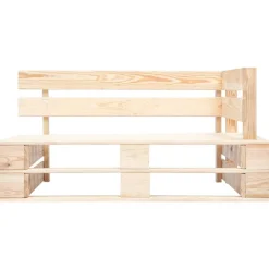 vidaXL Tuinhoekbank pallet geïmpregneerd grenenhout