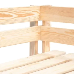 vidaXL Tuinhoekbank pallet hout