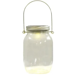 vidaXL Tuinlantaarns 12 st glas warmwit