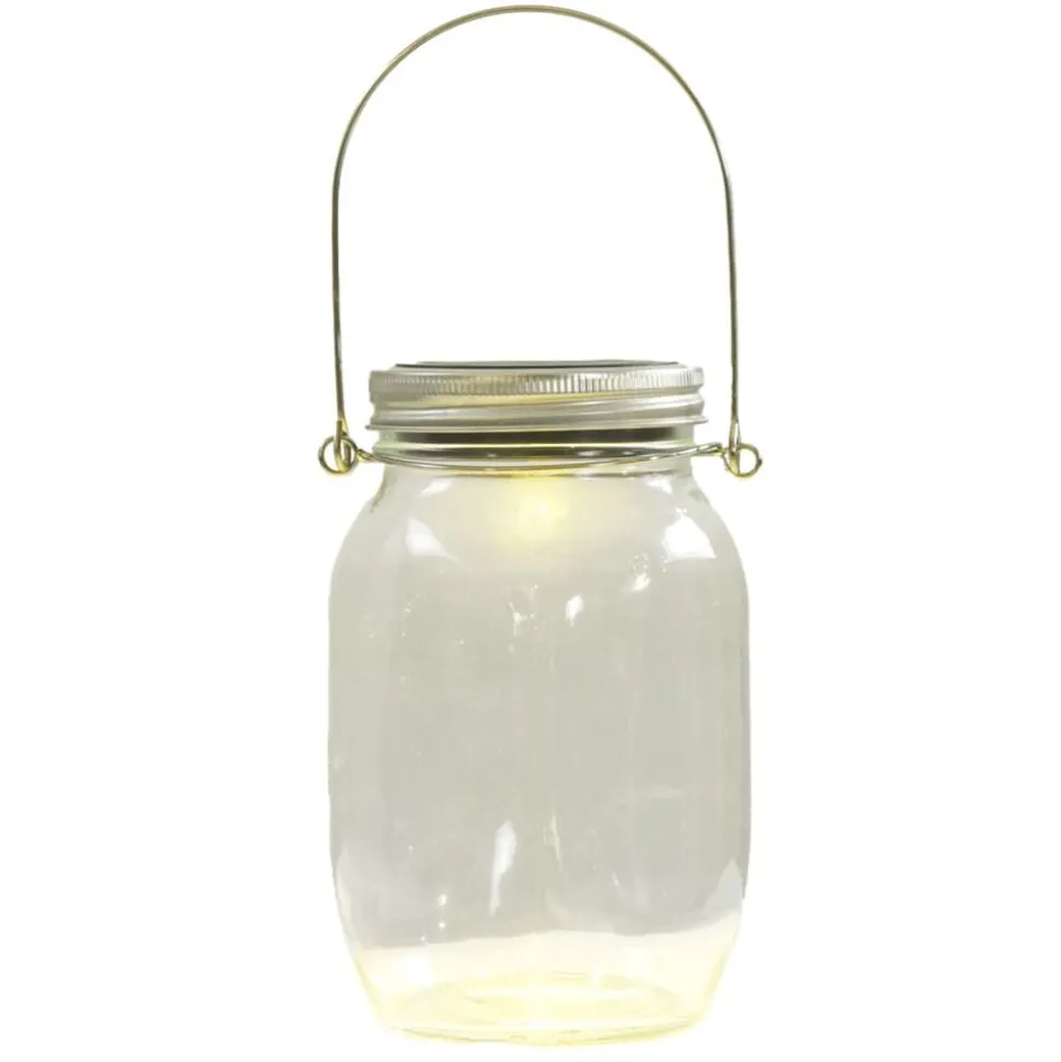 vidaXL Tuinlantaarns 12 st glas warmwit