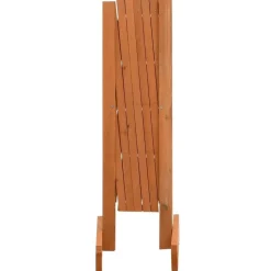 vidaXL Tuinlatwerk 120x60 cm massief vurenhout oranje