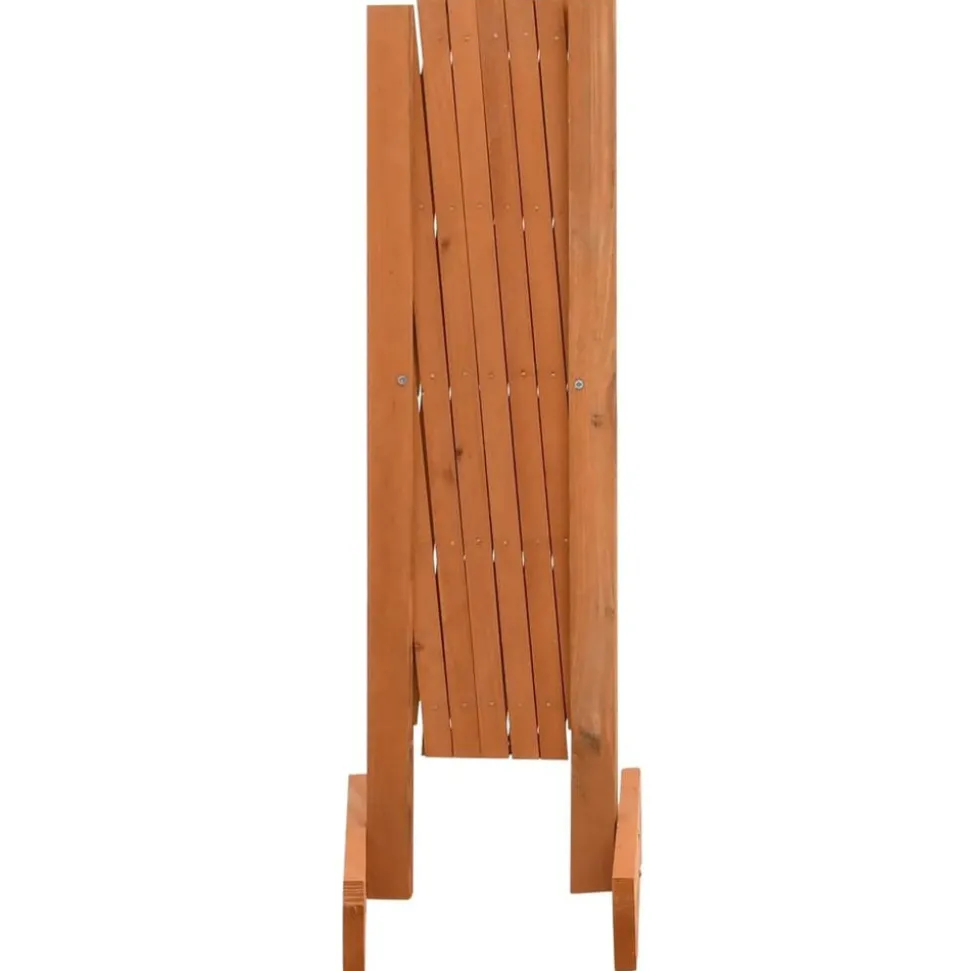 vidaXL Tuinlatwerk 120x60 cm massief vurenhout oranje