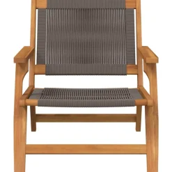 vidaXL Tuinmeubelen 2 pcs Grijs 67 x 76 x 73 cm Massief Acaciahout