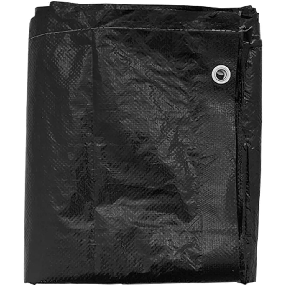 vidaXL Tuinmeubelhoes L-vormig 12 oogjes 250x250x90 cm