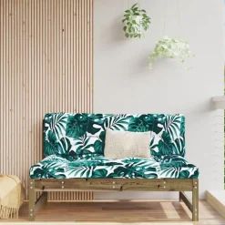 vidaXL Tuinmiddenbank 120x80 cm geïmpregneerd grenenhout