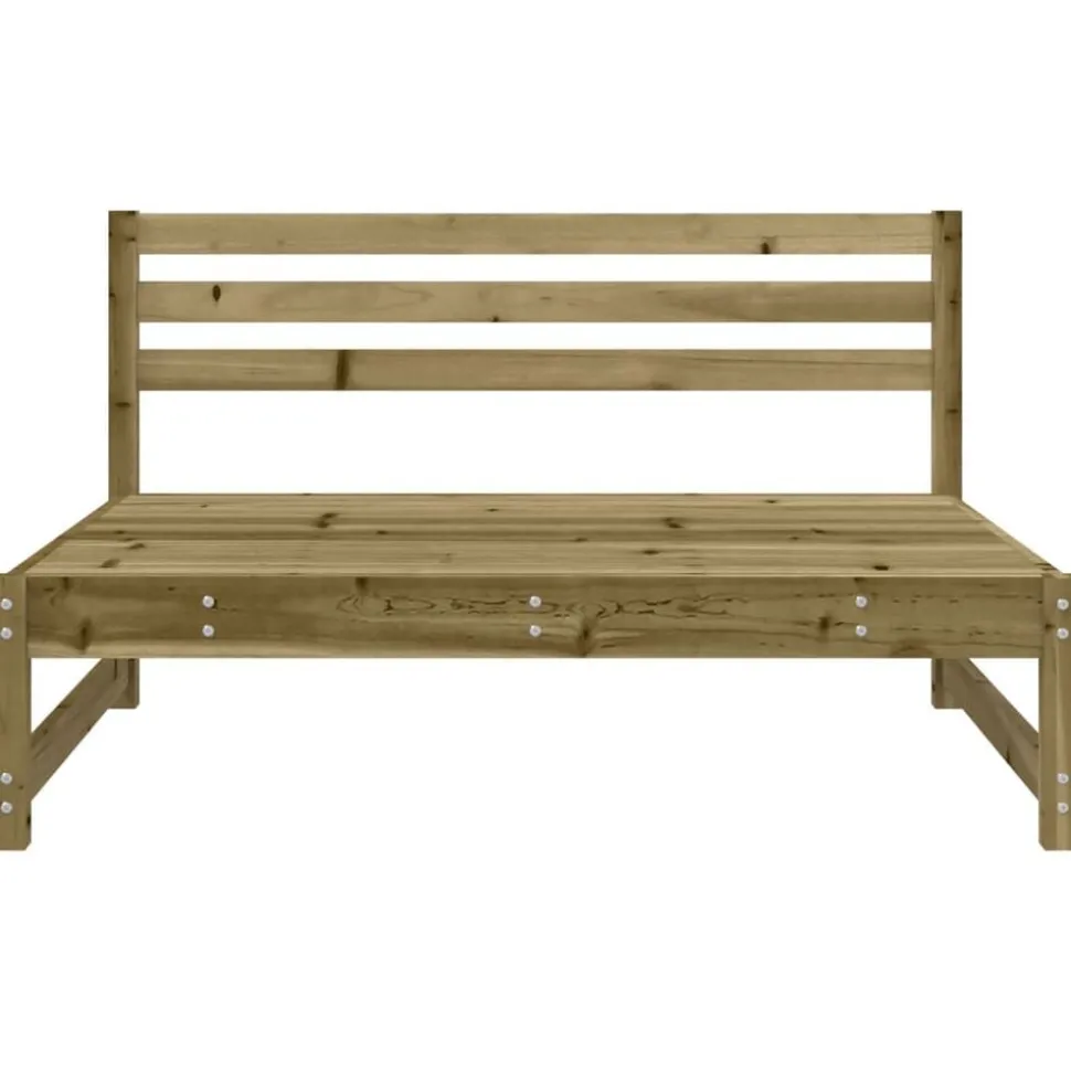 vidaXL Tuinmiddenbank 120x80 cm geïmpregneerd grenenhout