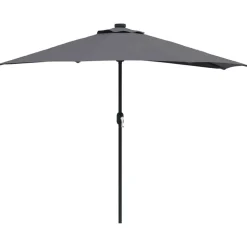 vidaXL Tuinparasol Antraciet 294 x 150 x 224 cm Polyester en staal
