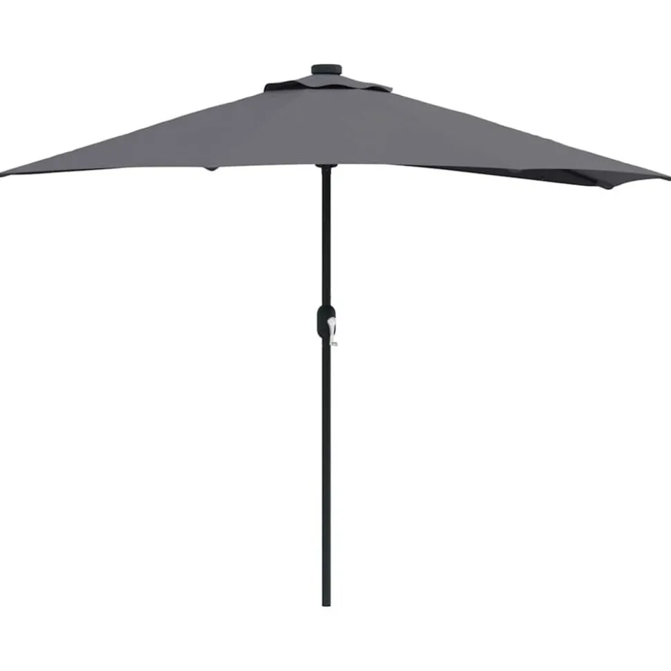 vidaXL Tuinparasol Antraciet 294 x 150 x 224 cm Polyester en staal