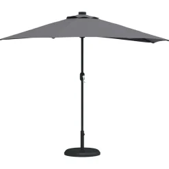 vidaXL Tuinparasol Antraciet 294 x 150 x 224 cm Polyester en staal
