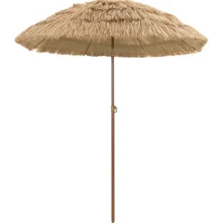 vidaXL Tuinparasol Naturel 160 x 160 x 196 cm
